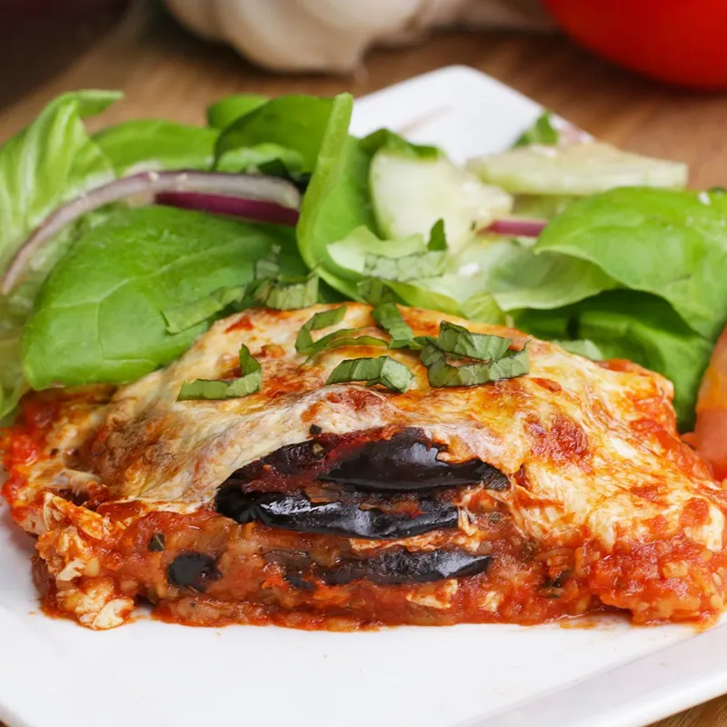 Vegetarian Nut-Free The Best Eggplant Parmesan