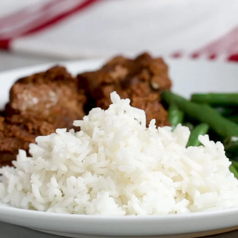 Vegan Vegetarian White Rice