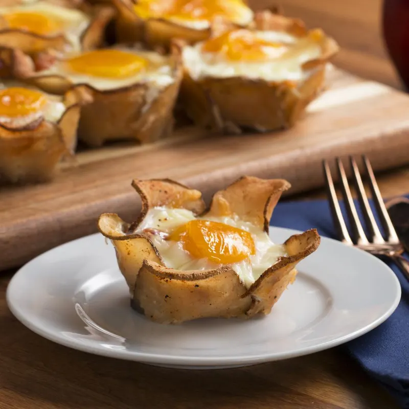 Gluten-Free Nut-Free Potato Flower Breakfast Cups