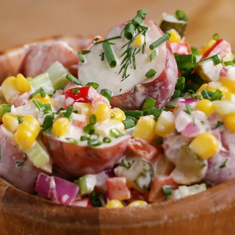 Vegan Vegetarian Summer Potato Salad