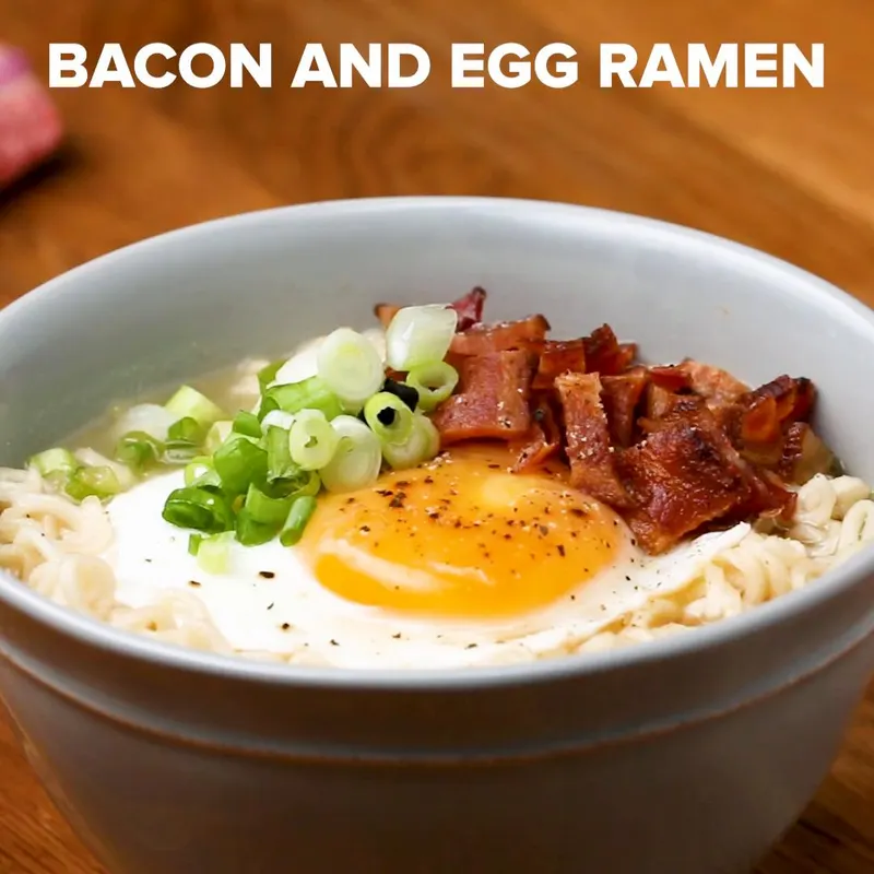 Gluten-Free Dairy-Free Bacon And Egg Ramen