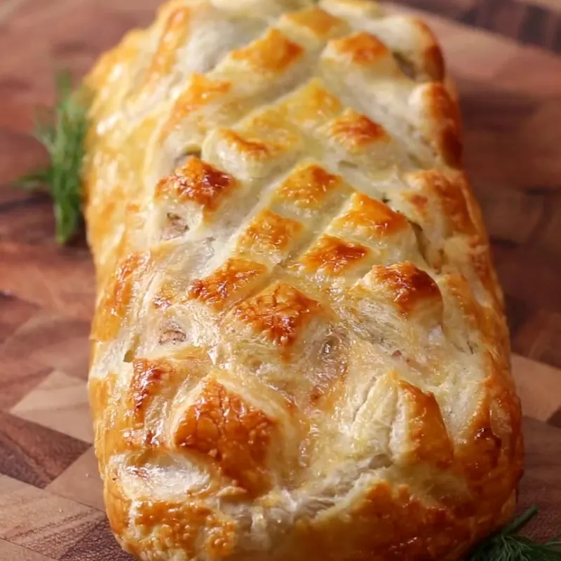 Nut-Free Shellfish-Free Puff Pastry Salmon (Salmon Wellington)