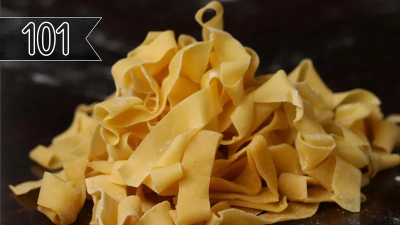 Vegetarian Dairy-Free How To Make Handmade Pasta