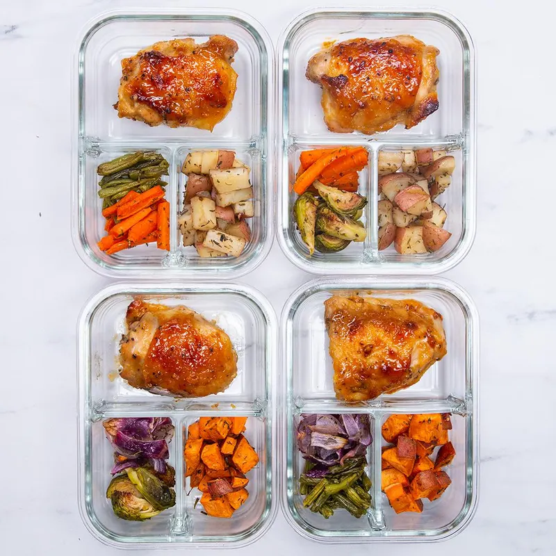 Gluten-Free Dairy-Free Easy Honey-Mustard Chicken Meal Prep
