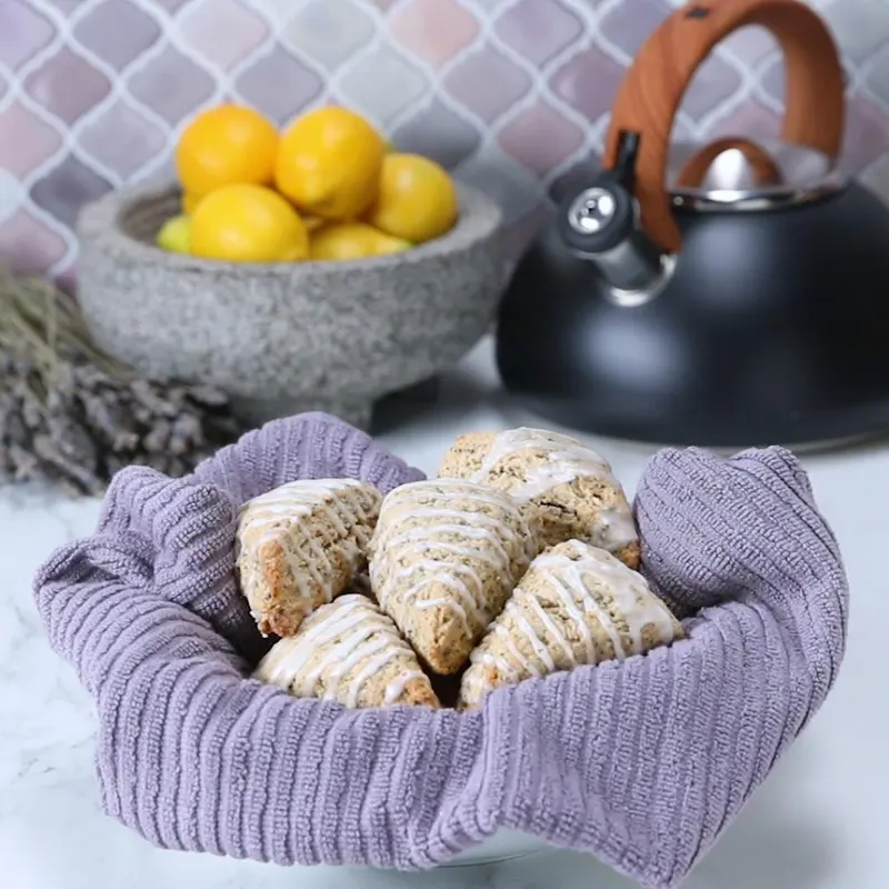 Vegetarian Dairy-Free Dairy-Free Lavender Lemon Scones