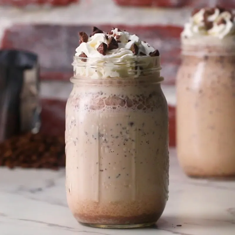 Vegetarian Gluten-Free Java Chip Caffeinated Smoothie