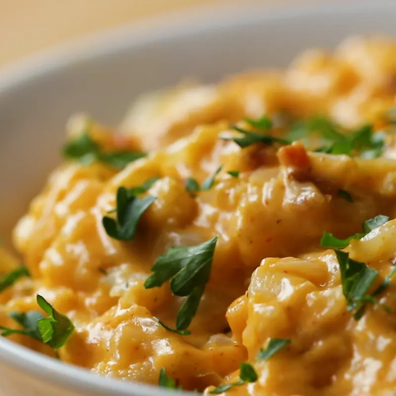 Gluten-Free Keto Keto Bacon Cauliflower “Mac” ‘N’ Cheese
