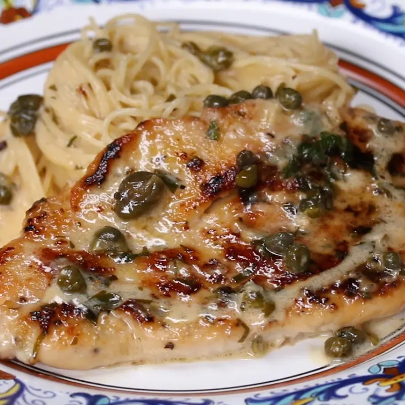 Nut-Free Shellfish-Free Creamy Chicken Piccata