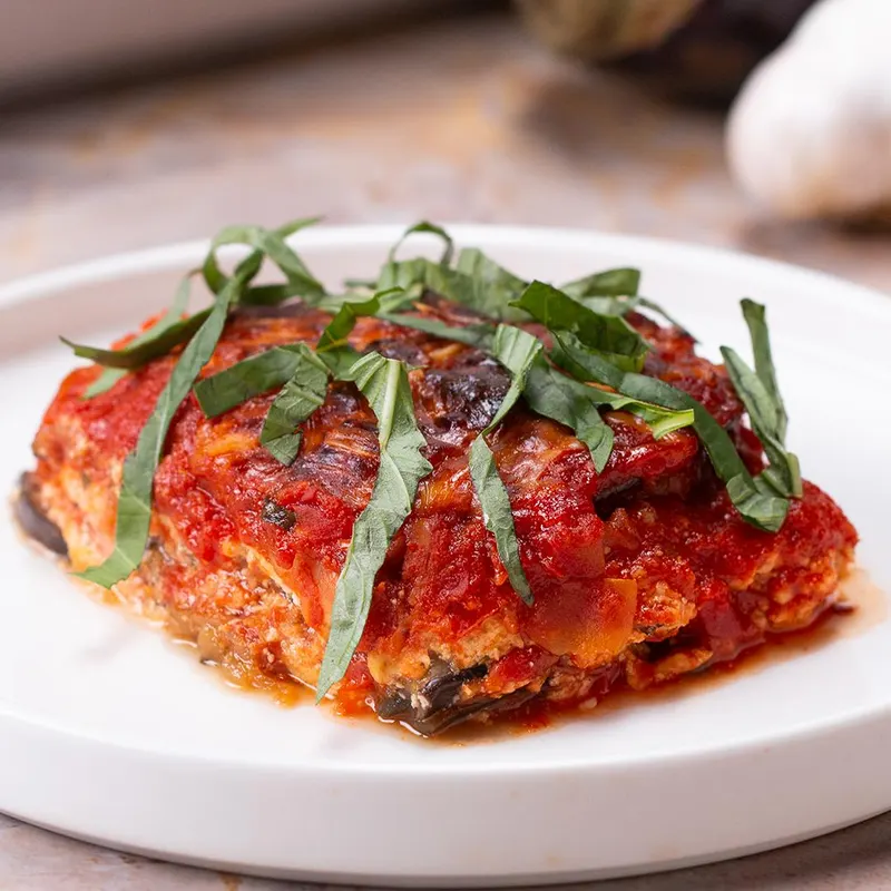 Vegetarian Gluten-Free Low-Carb Eggplant Lasagna