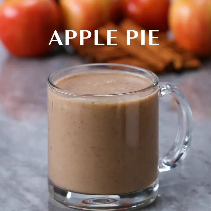 Vegan Vegetarian Apple Pie Winter Smoothie