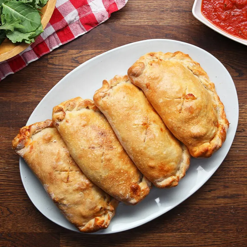 Nut-Free Shellfish-Free Classic Meat Lover’s Calzones