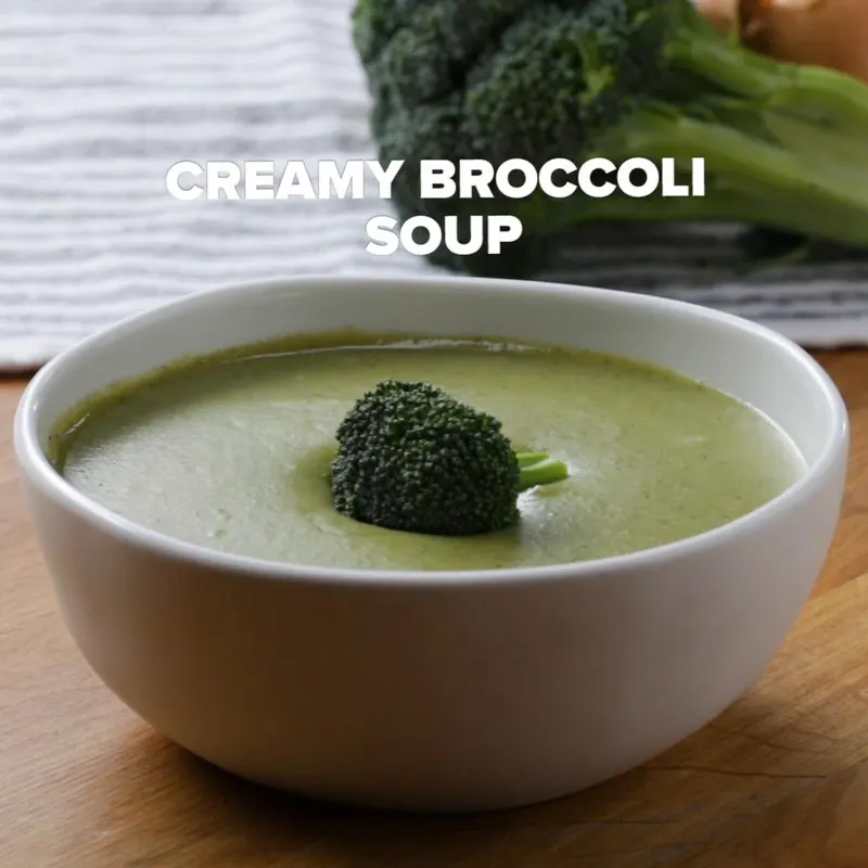 Vegetarian Gluten-Free Creamy Broccoli Soup