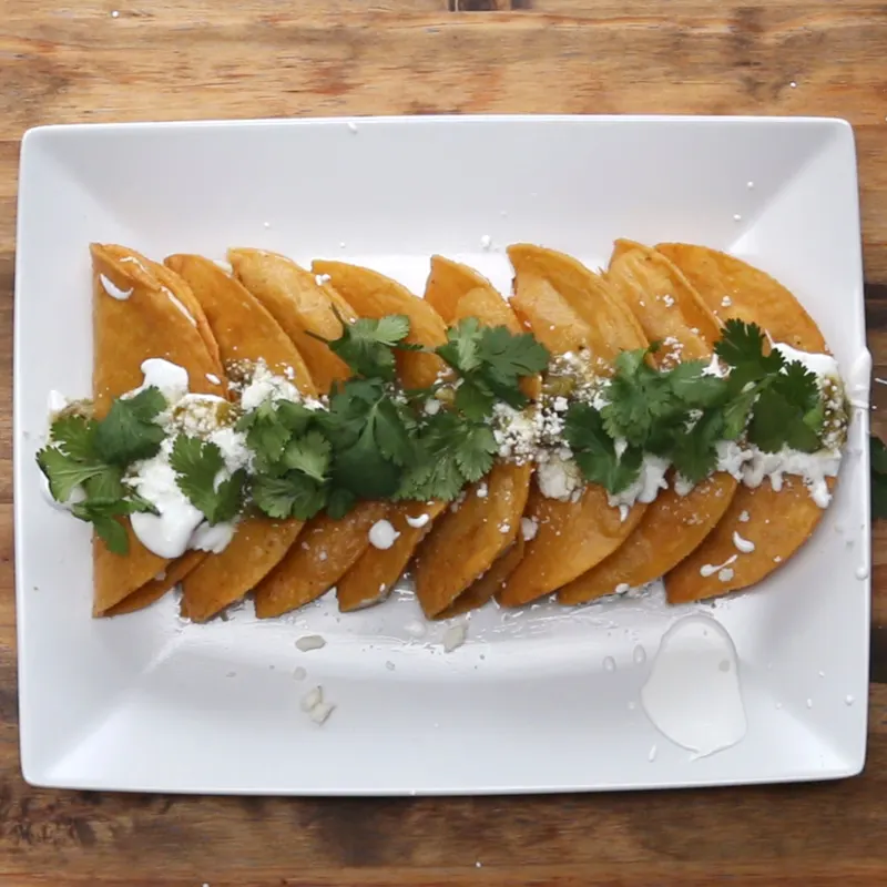 Vegetarian Gluten-Free Crispy Potato Tacos