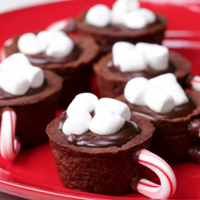 Vegetarian Nut-Free Hot Chocolate Cookie Mugs