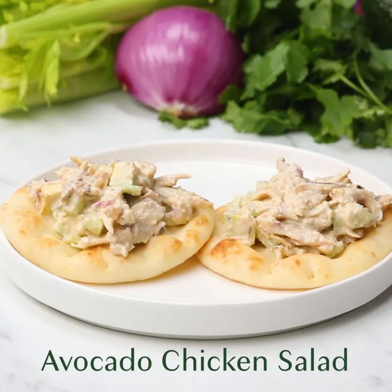 Nut-Free Shellfish-Free Low-Carb Avocado Chicken Salad