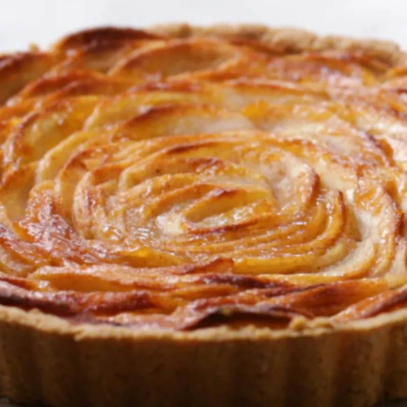 Vegetarian Nut-Free Low-Sugar Apple Tart
