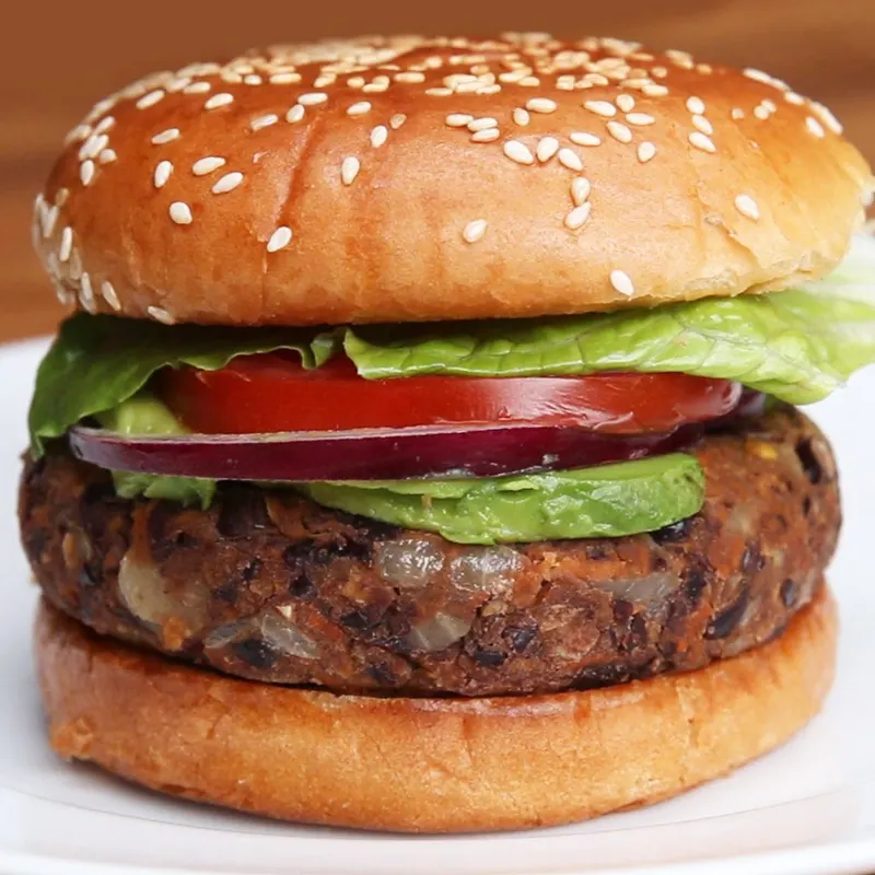 Vegan Vegetarian Black Bean Burgers