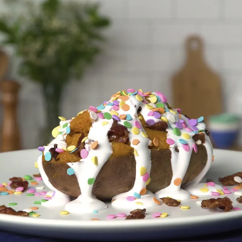 Vegetarian Gluten-Free Jacket Potato: The Pizazz