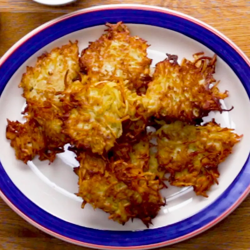 Vegetarian Nut-Free Potato Latkes