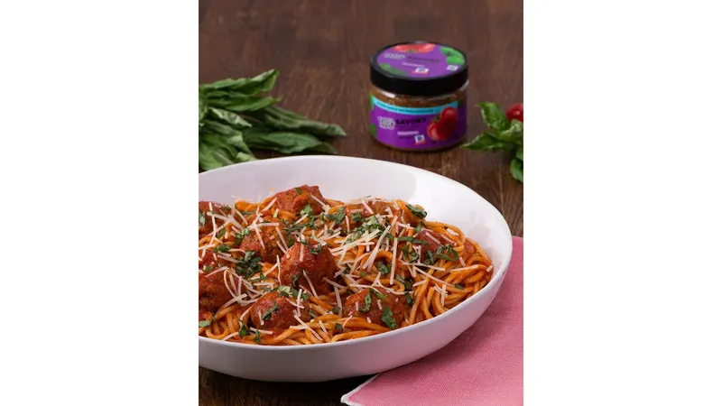 Nut-Free Shellfish-Free Savoury Spaghetti With Meatballs