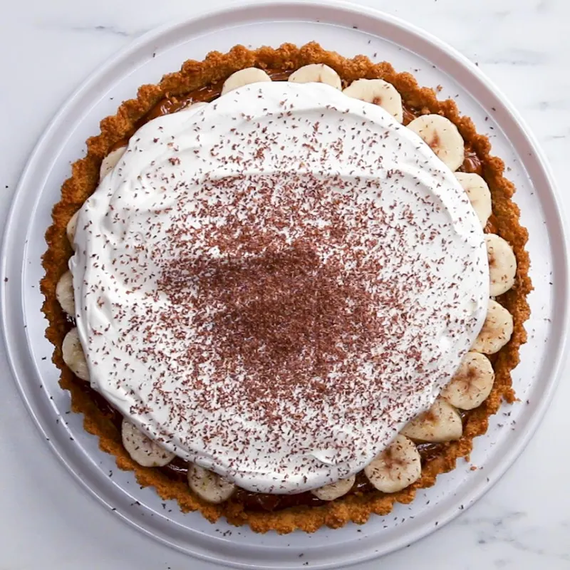 Nut-Free Egg-Free Banoffee Pie
