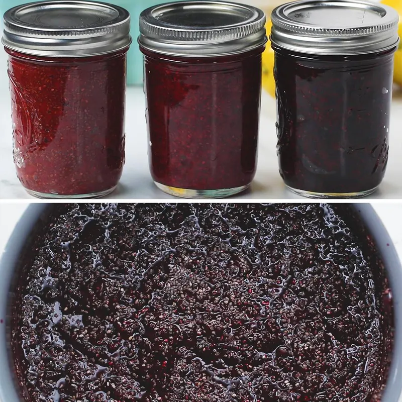 Vegan Vegetarian High-Protein Chia Seed Jam