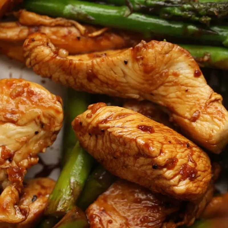 Dairy-Free Nut-Free Lemon Chicken And Asparagus Stir-Fry