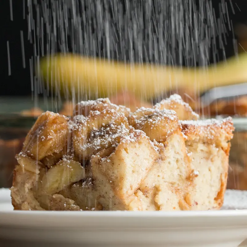 Vegetarian Nut-Free Banana French Toast Bake