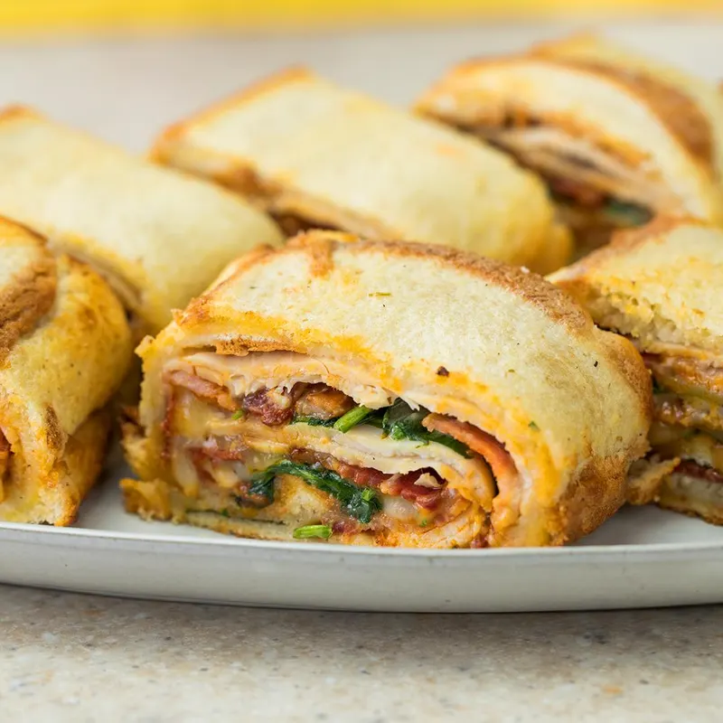 Nut-Free Shellfish-Free Chicken Bacon Ranch Sandwich Roll