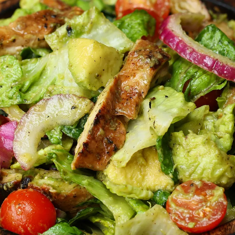 Gluten-Free Dairy-Free Honey-Lime Chicken And Avocado Salad