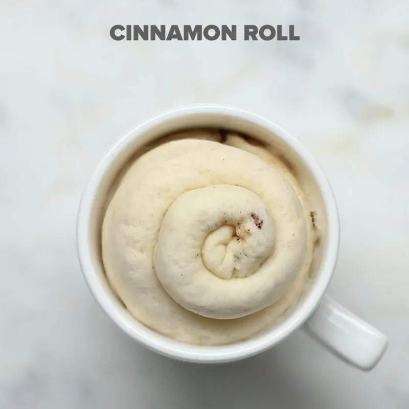 Vegetarian Nut-Free Cinnamon Roll Mug Cake