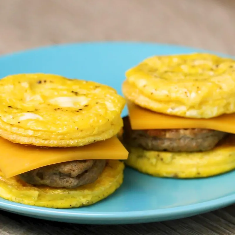 Gluten-Free Keto Keto Breakfast Sandwiches