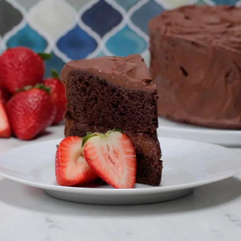 Vegetarian Nut-Free Classic Chocolate Cake