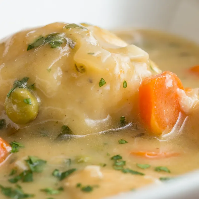 Nut-Free Shellfish-Free Cozy Chicken And Dumplings