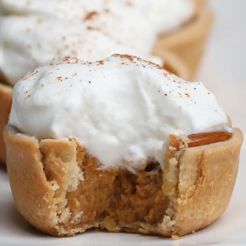 Vegetarian Gluten-Free Pumpkin Pie Bites