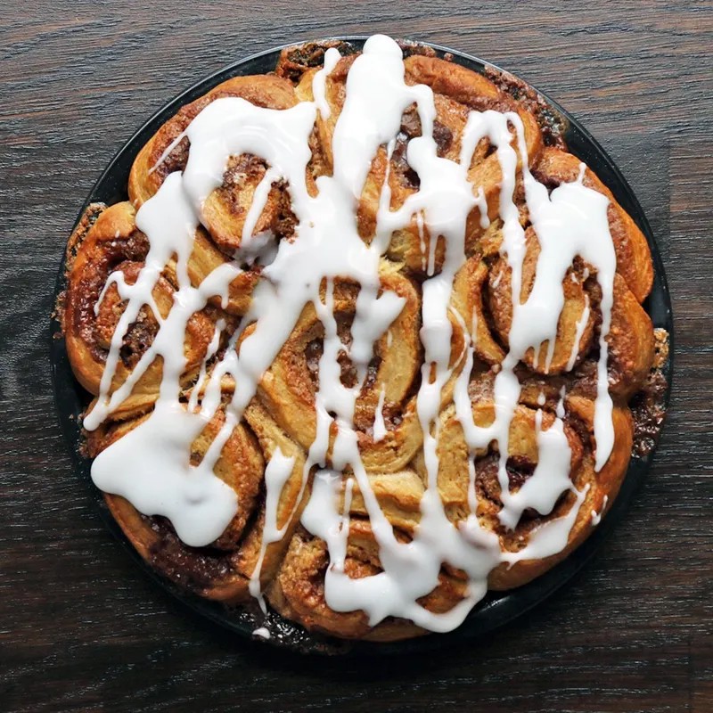 Vegetarian Nut-Free Tear and Share Cinnamon Rolls