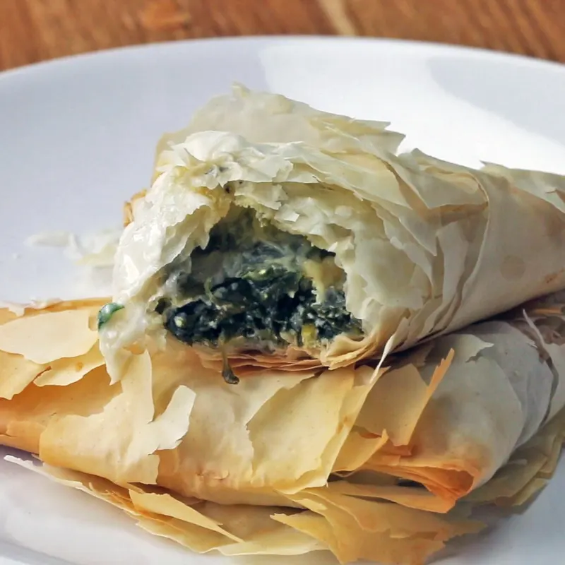 Vegetarian Gluten-Free Greek Spinach Pies (Spanakopita)