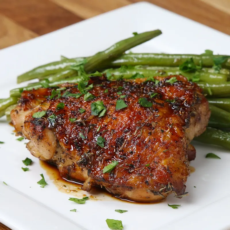 Gluten-Free Nut-Free One-Pan Honey Garlic Chicken