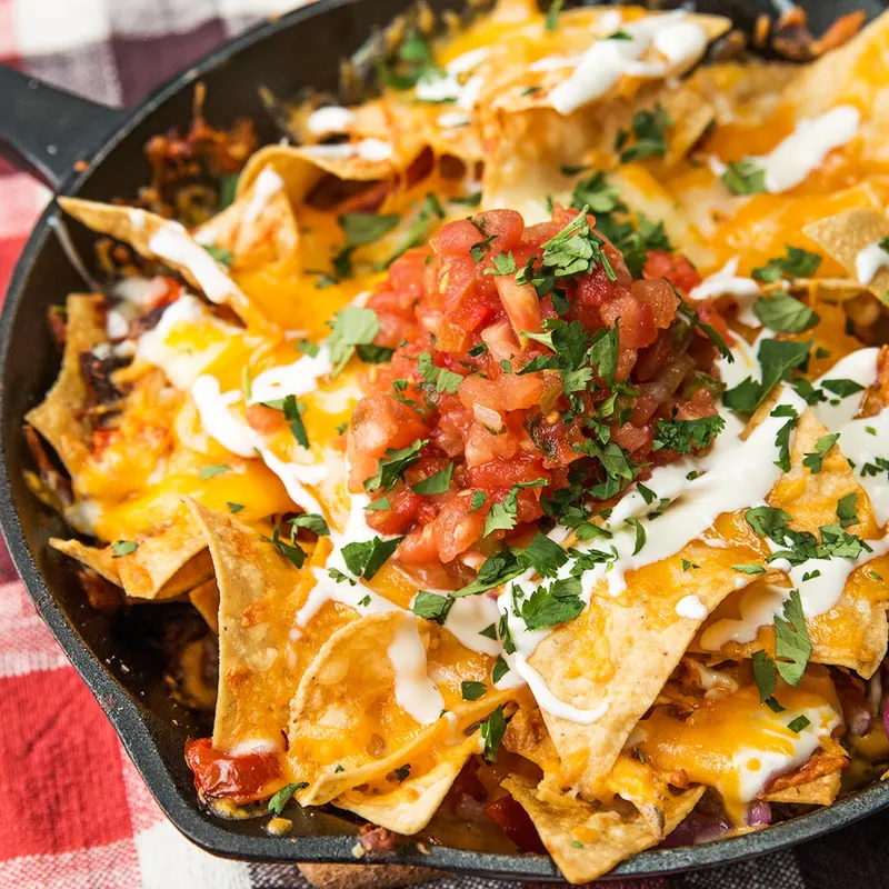 Gluten-Free Nut-Free Pulled Pork Nachos