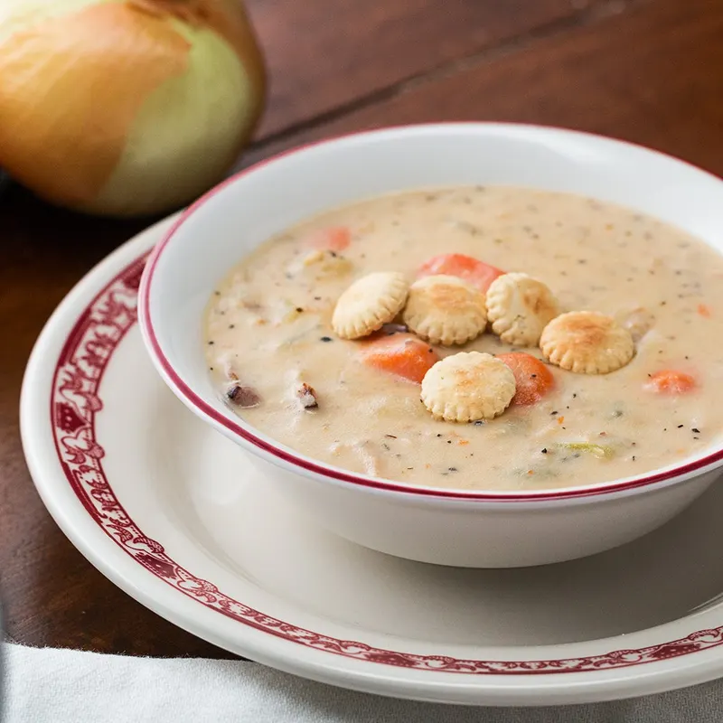 Nut-Free Egg-Free New England Clam Chowder