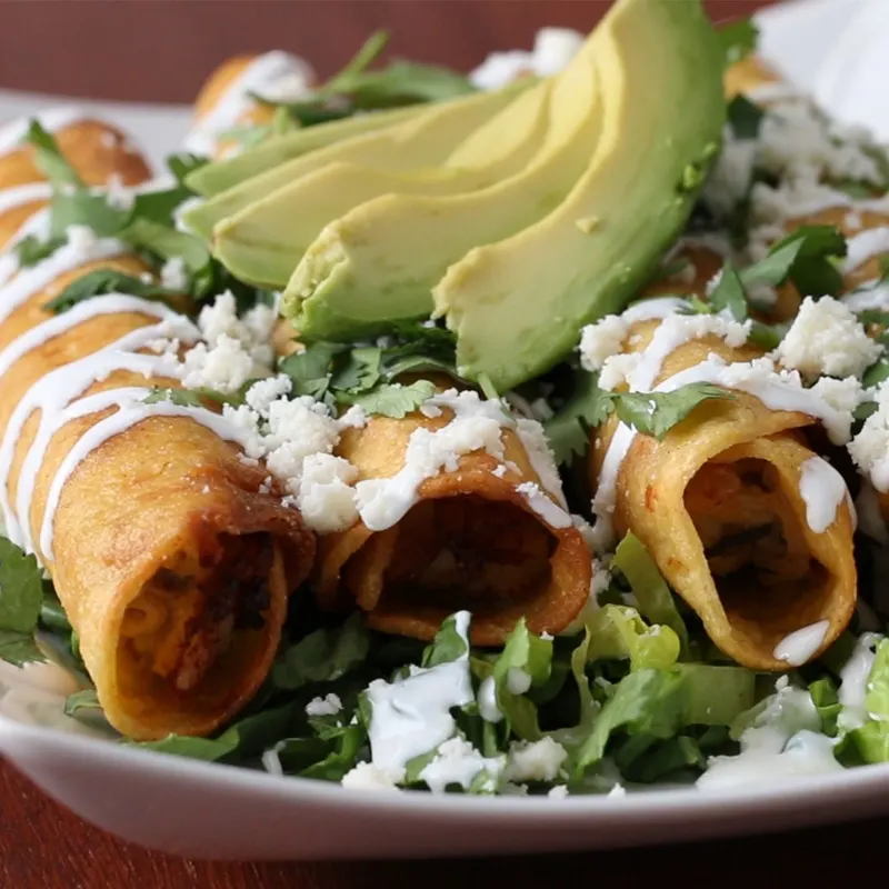 Gluten-Free Nut-Free Creamy Jalapeño Chicken Taquitos