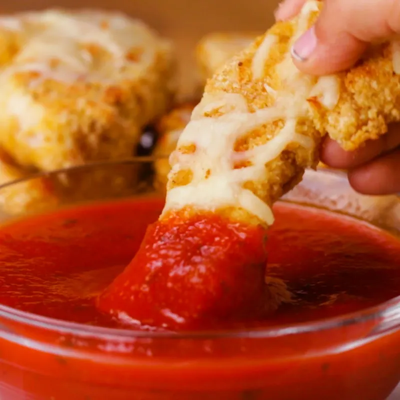 Nut-Free Shellfish-Free Chicken Parm Strips