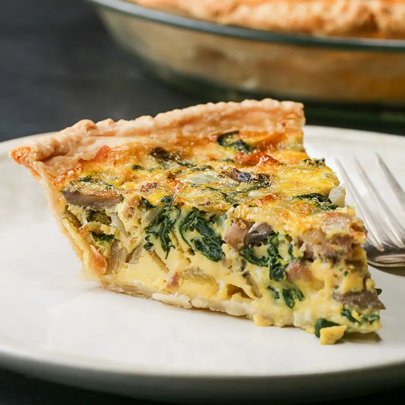 Gluten-Free Keto Sausage & Veggie Quiche