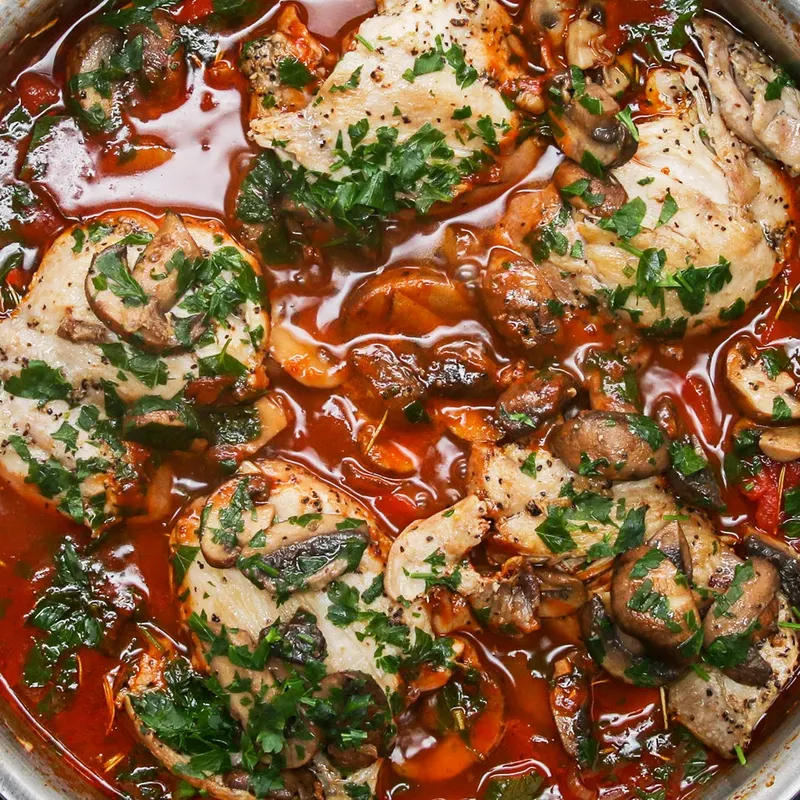 Gluten-Free Dairy-Free Chicken Cacciatore