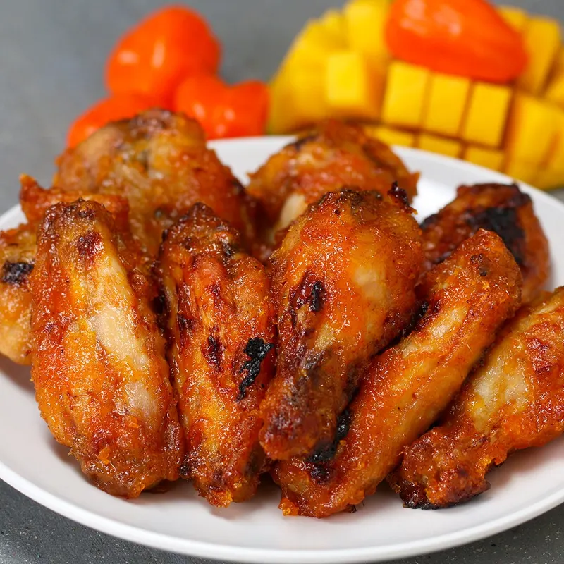 Dairy-Free Nut-Free Spicy Mango Chicken Wings