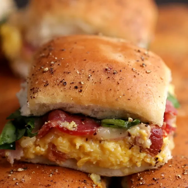Gluten-Free Keto Breakfast Sliders
