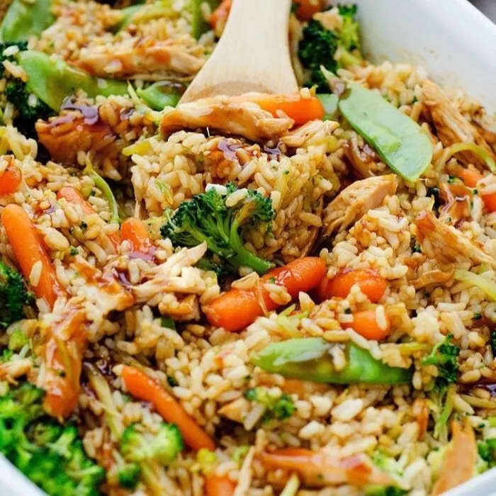 Dairy-Free Nut-Free Teriyaki Chicken Casserole — Japanese recipe