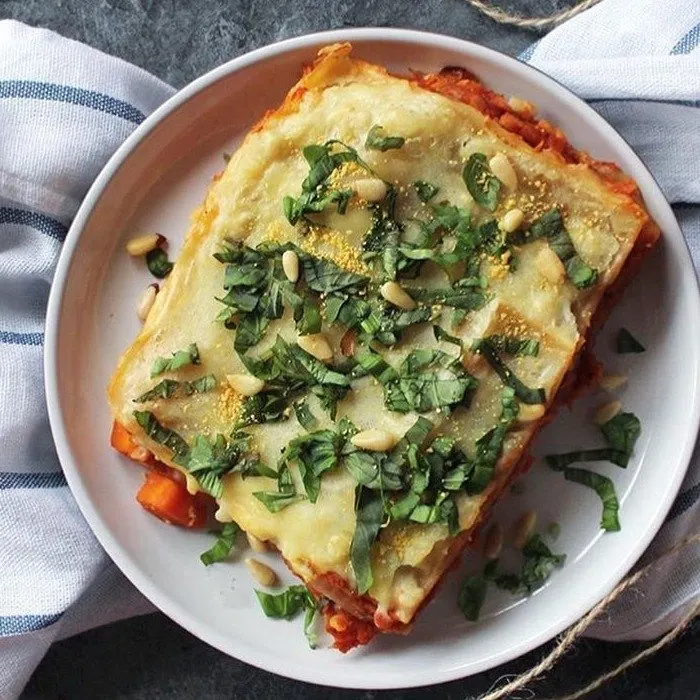 Vegetarian Nut-Free Vegan Lasagna — Italian recipe