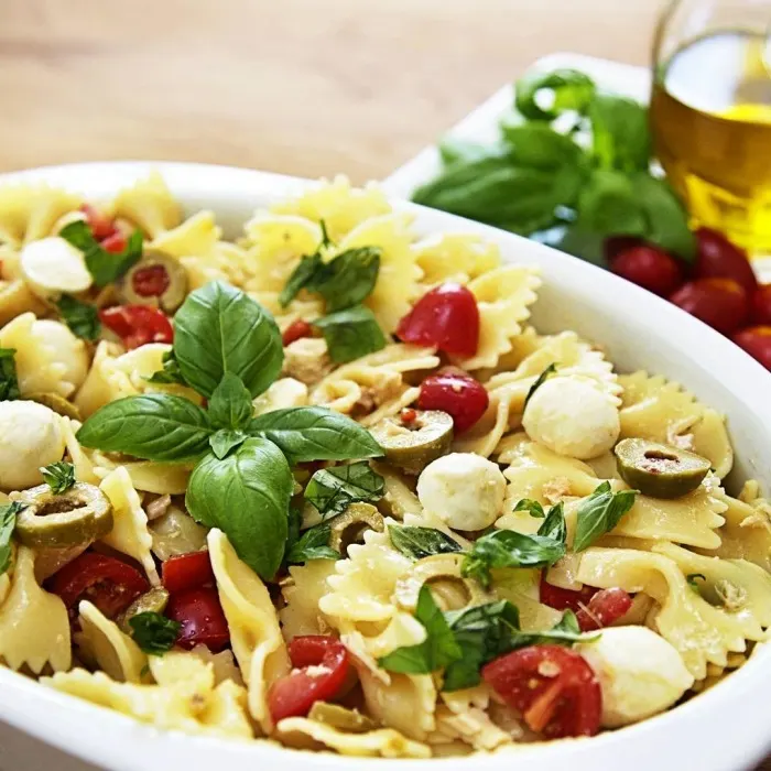Dairy-Free Paleo Mediterranean Pasta Salad — Italian recipe