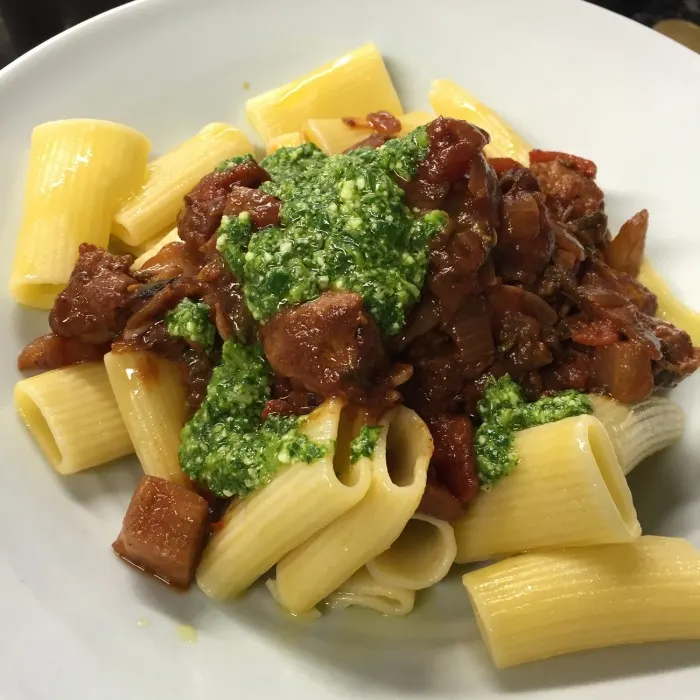 Dairy-Free Nut-Free Rigatoni with fennel sausage sauce — Italian recipe